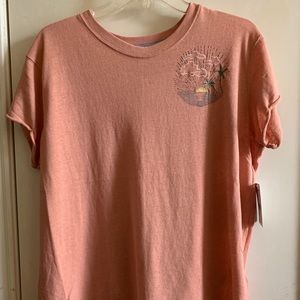 NWT Free People Dusty pink combo top, size M